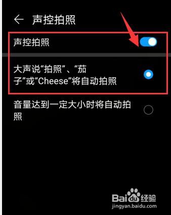 华为p40怎么开启和关闭声控拍照