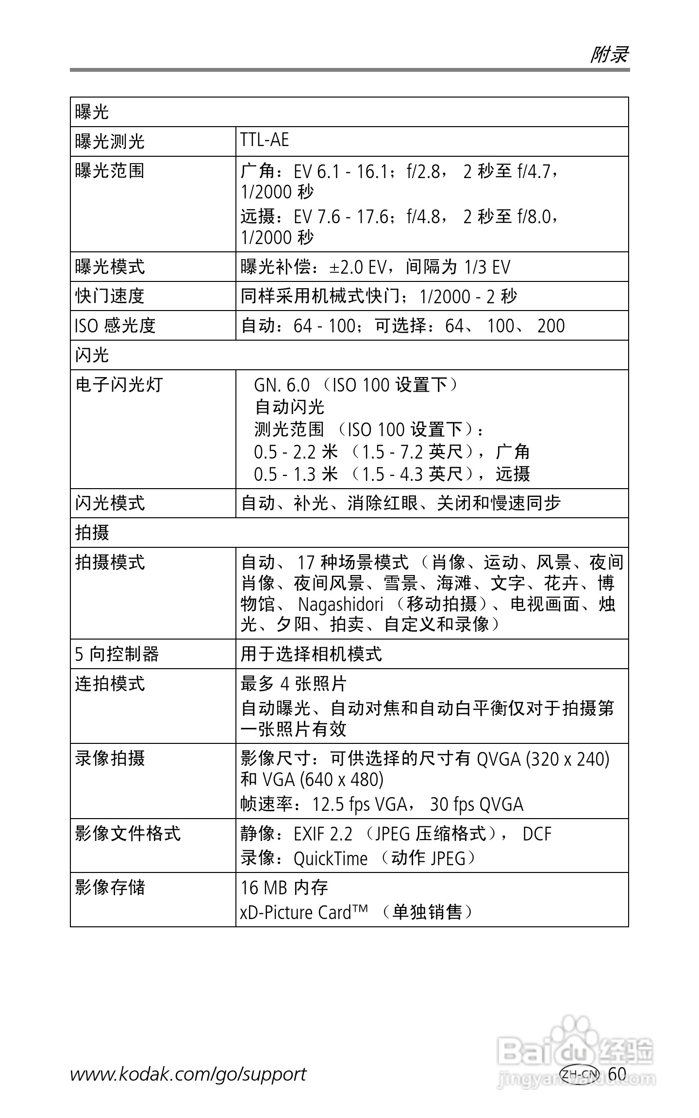 柯达EasyShare LS755变焦数码相机使用说明书:[7]