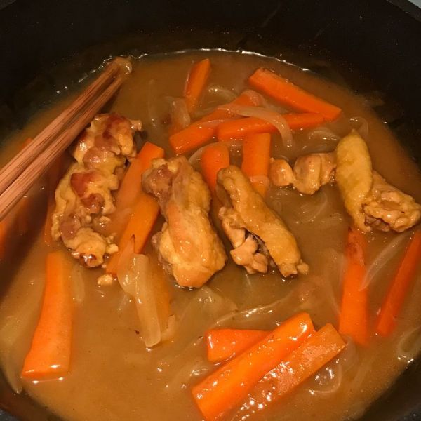 咖喱猪肉片拌乌冬