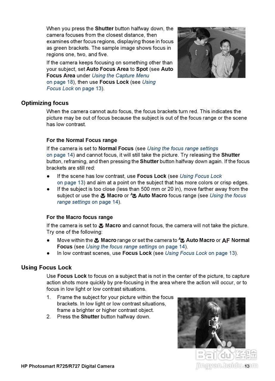 惠普Photosmart R725数码相机使用说明书:[2]