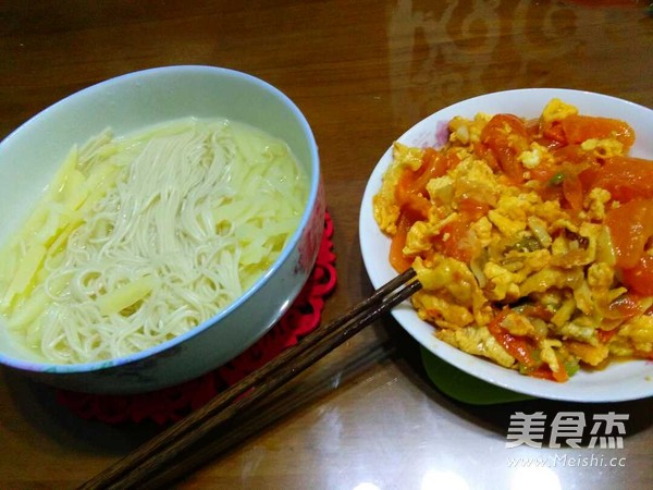 西红柿鸡蛋面