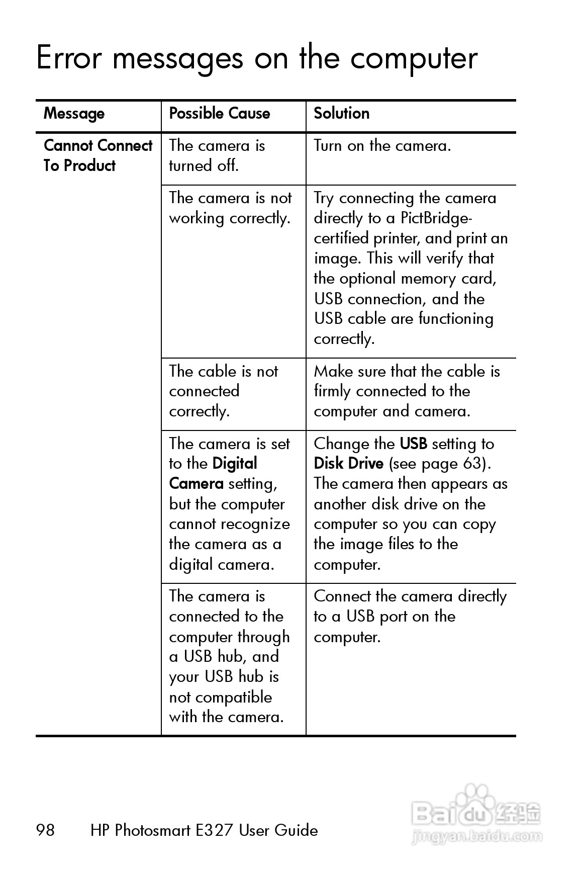 惠普Photosmart E327数码相机使用说明书:[10]