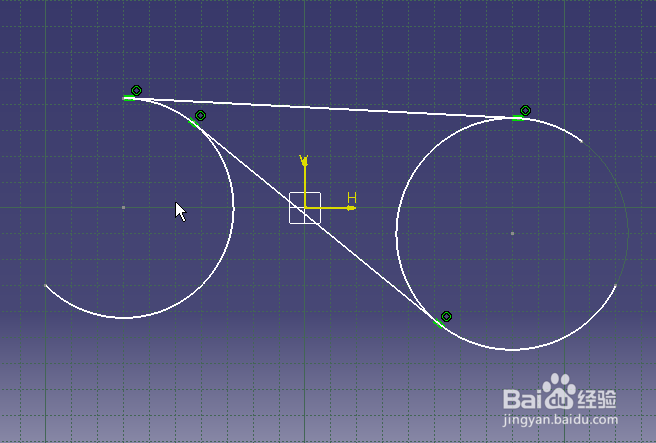 catia草图绘制：[6]维草图绘制之画双切线