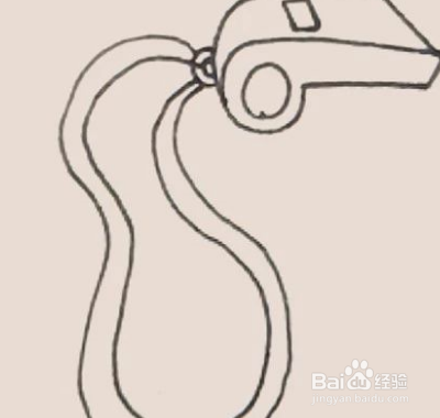 怎么画好看的哨子
