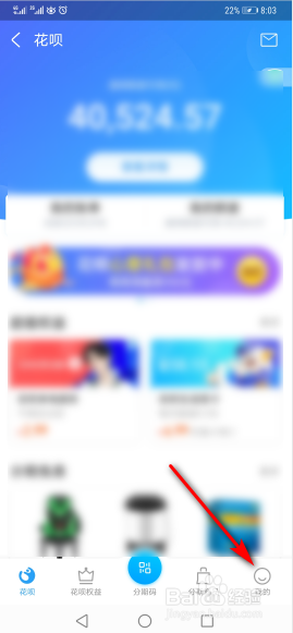 手机支付宝怎么查看花呗开通的时间