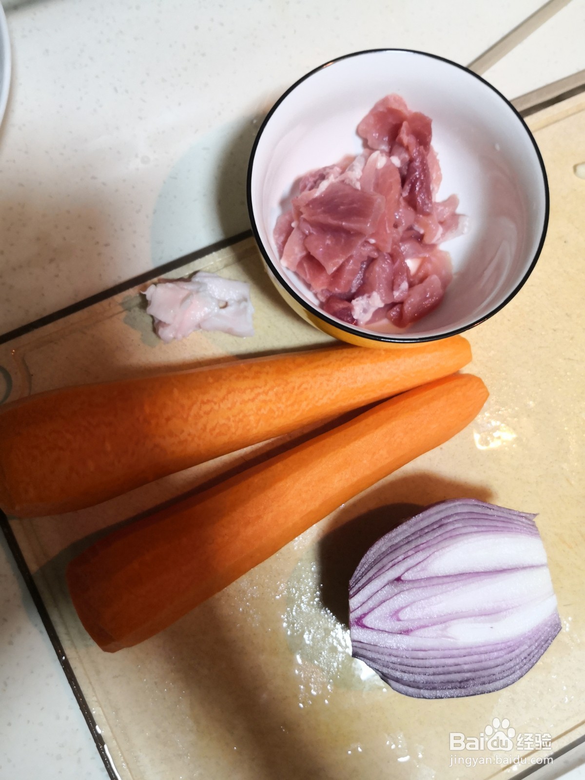 快手家常菜之胡萝卜烧肉