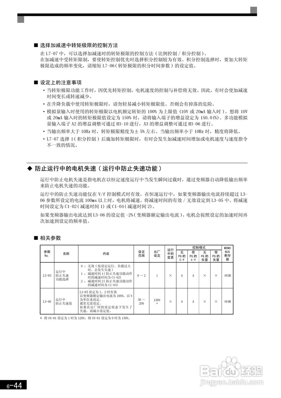 安川CIMR-F7B4300变频器使用说明书:[24]