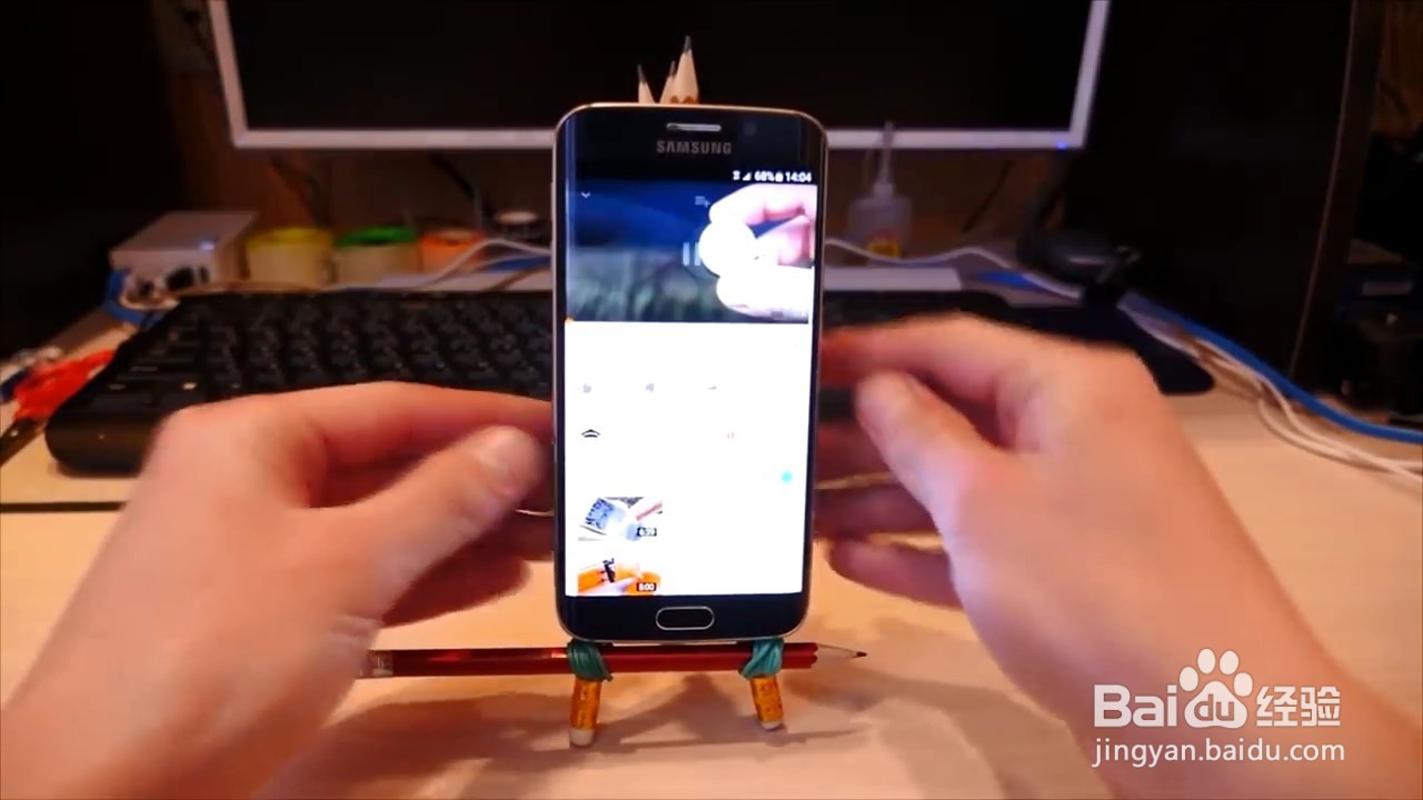 用铅笔就能做手机支架，而且横竖屏随意切换