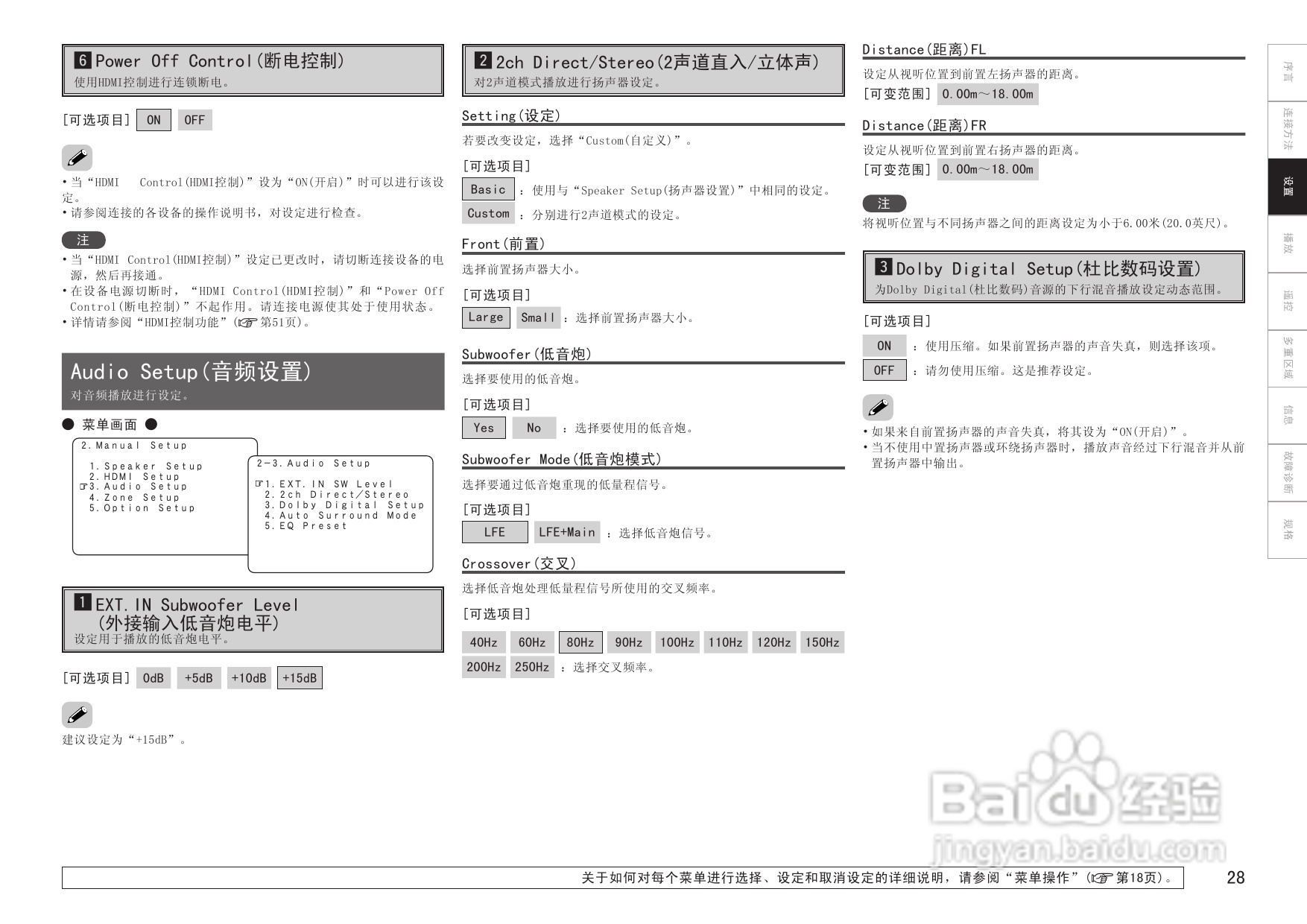 天龙AVC-2809型环绕音效扩大机说明书:[2]