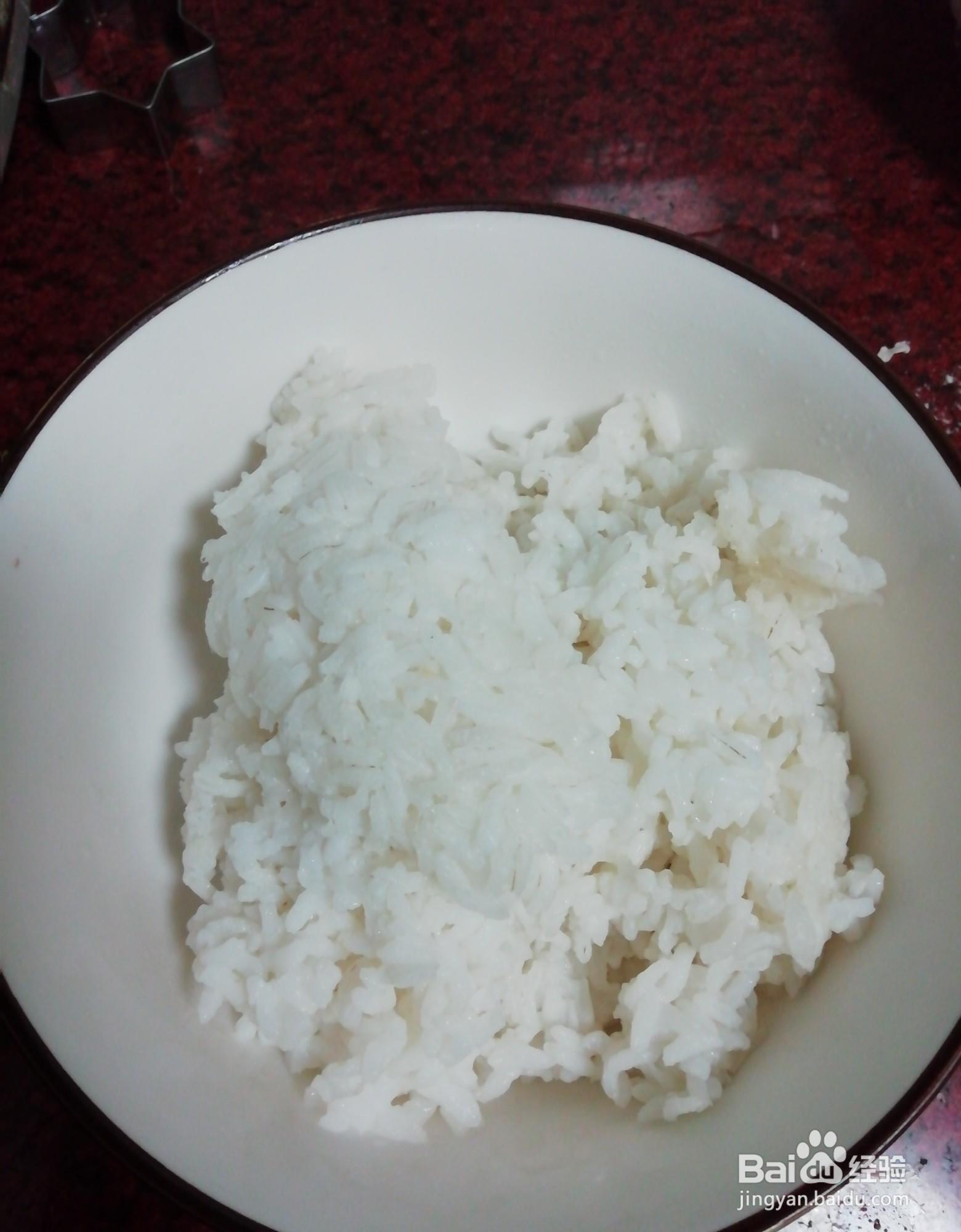 跟着做馋嘴的玫瑰花蛋炒饭