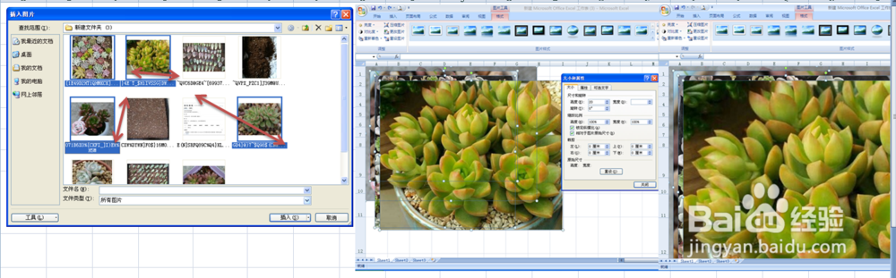 excel怎么插入图片，如何改图片大小？