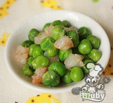 豌豆虾仁_适合十个月宝宝