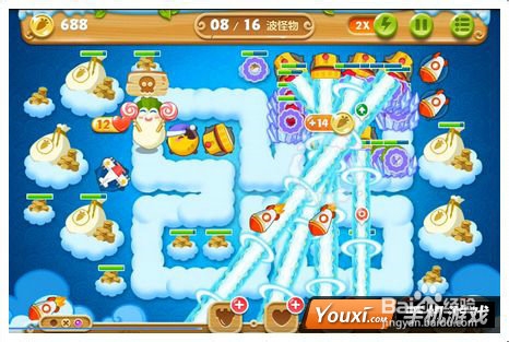 保卫萝卜2第51关攻略