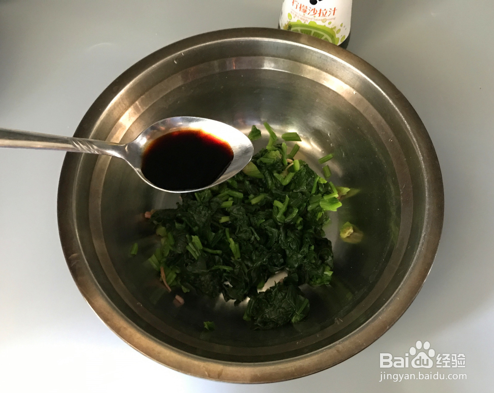凉拌菠菜的做法