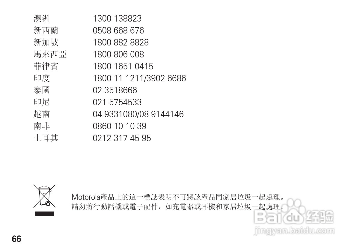 摩托罗拉H620蓝牙耳机使用说明书:[7]