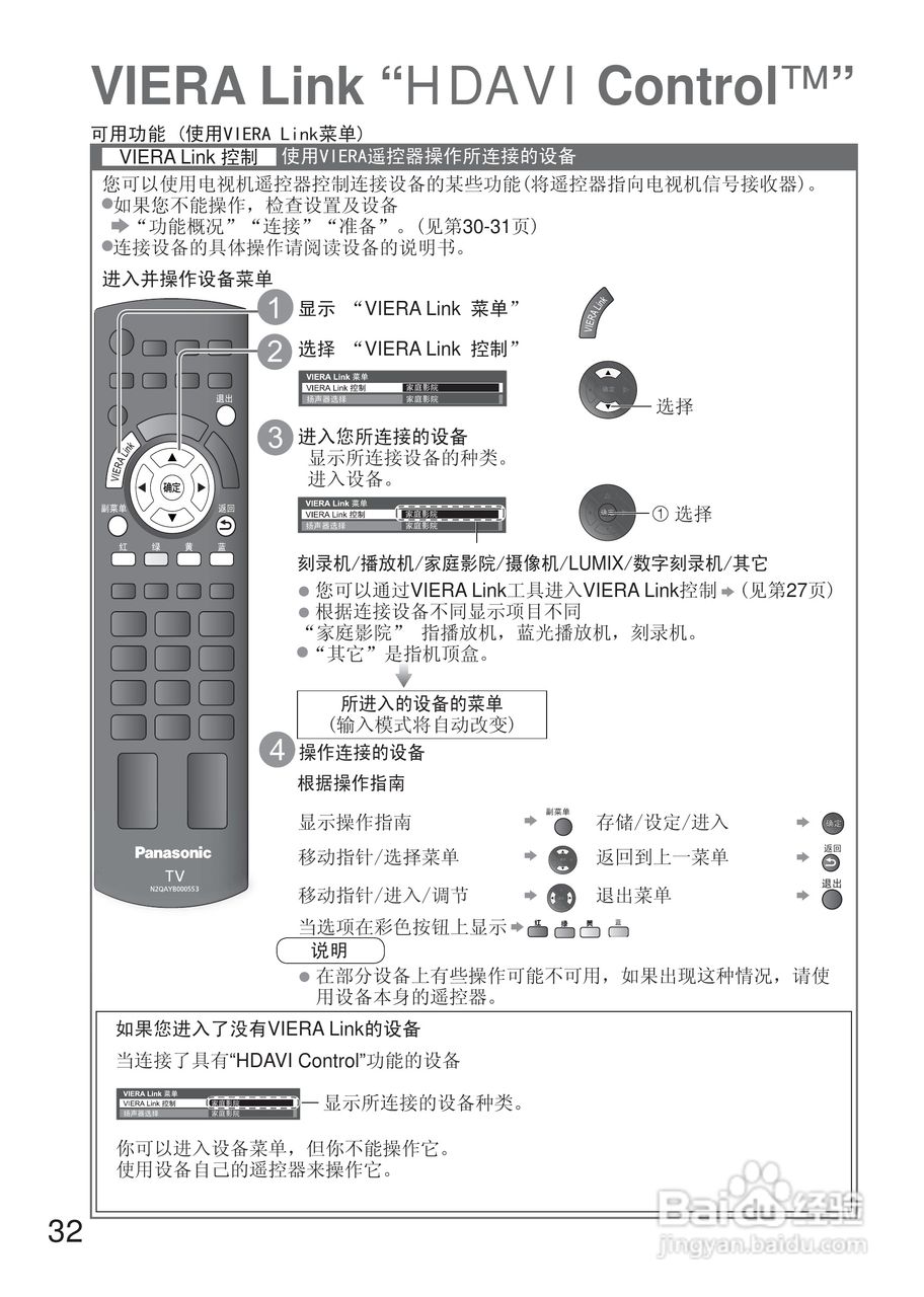 松下TH-L32C20C液晶彩电使用说明书:[4]
