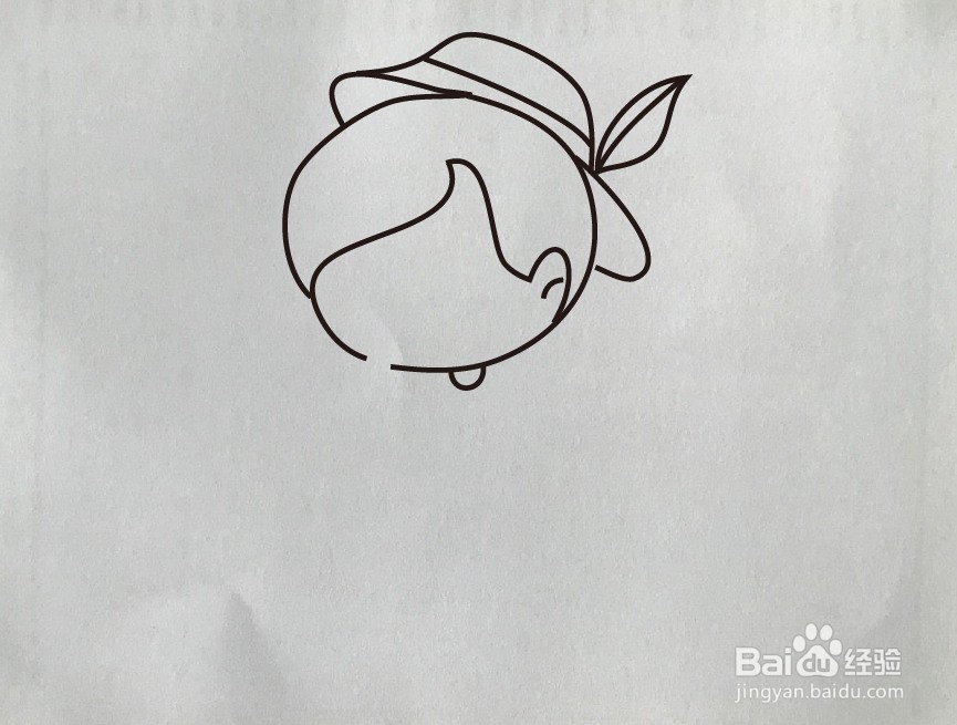 如何画木偶奇遇记中的匹诺曹简笔画