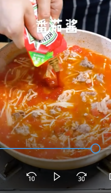 怎么做番茄金针菇肥牛?