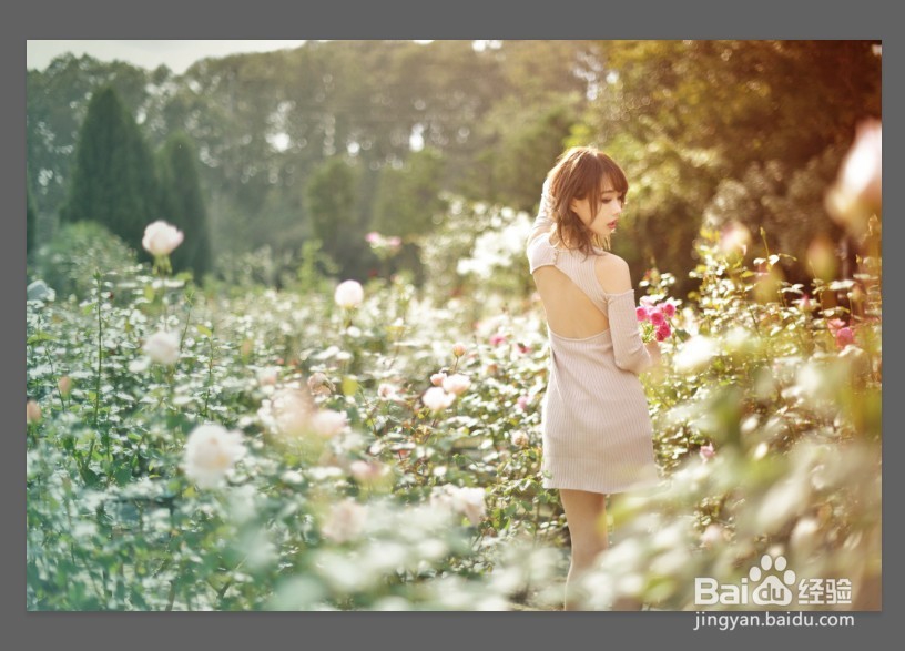 PS如何快速调出青橙色调的照片。