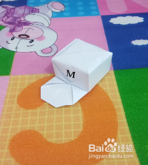 手工折纸之超级玛丽帽子的折法