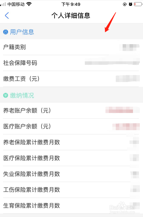 如何在支付宝里查询个人社保账户详情