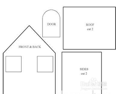 纸箱做模型屋的教程