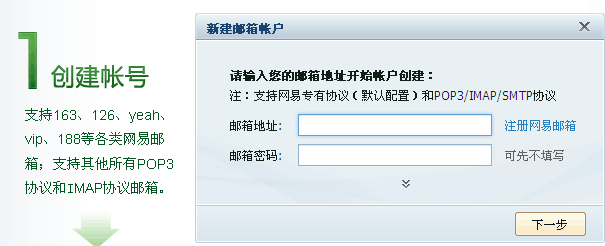 图解网易闪电邮快速入门