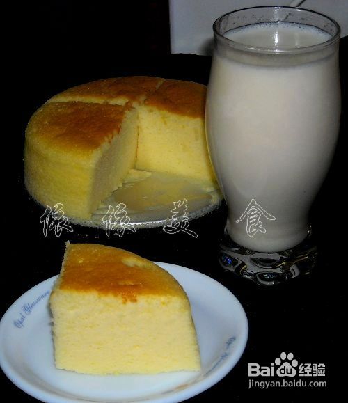 烫面的戚风更松软---杨梅果酱夹心蛋糕