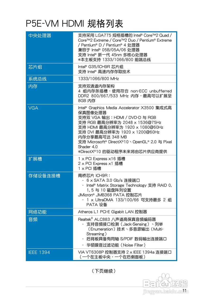 华硕P5E-VM HDMI主板使用手册说明书:[2]
