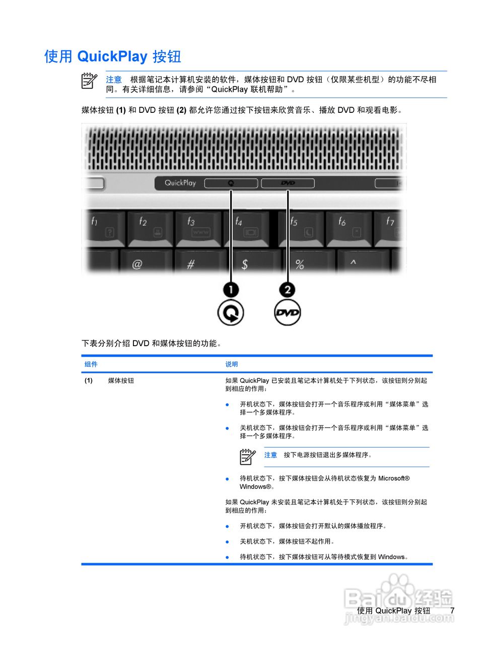 惠普HP Pavilion DV2000笔记本电脑使用说明书:[5]
