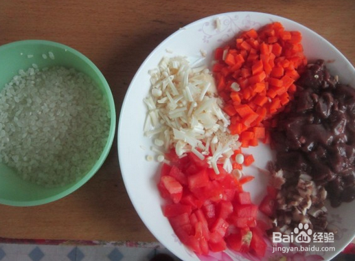 孕妇的营养餐 猪肝胡萝卜粥