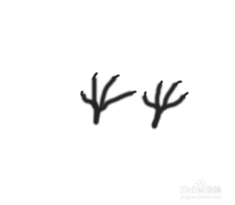 用动物的脚印画一幅画怎么画