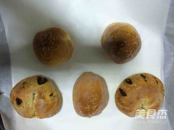 酸奶全麦面包卷