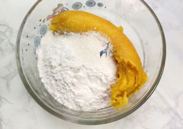 芝心红薯桂花饼