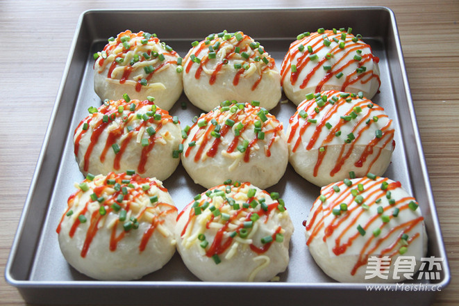 早餐正能量--葱香芝士包