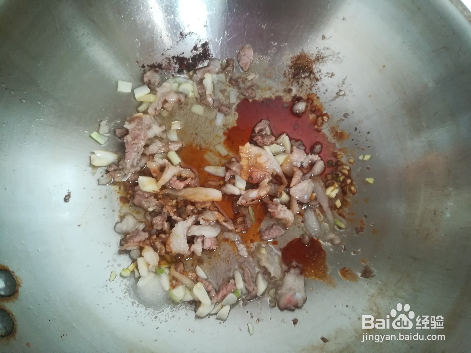 肉炒茼蒿的做法