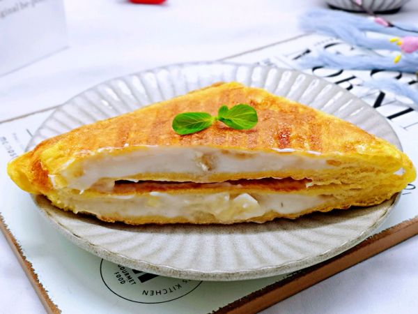 香蕉酸奶三明治