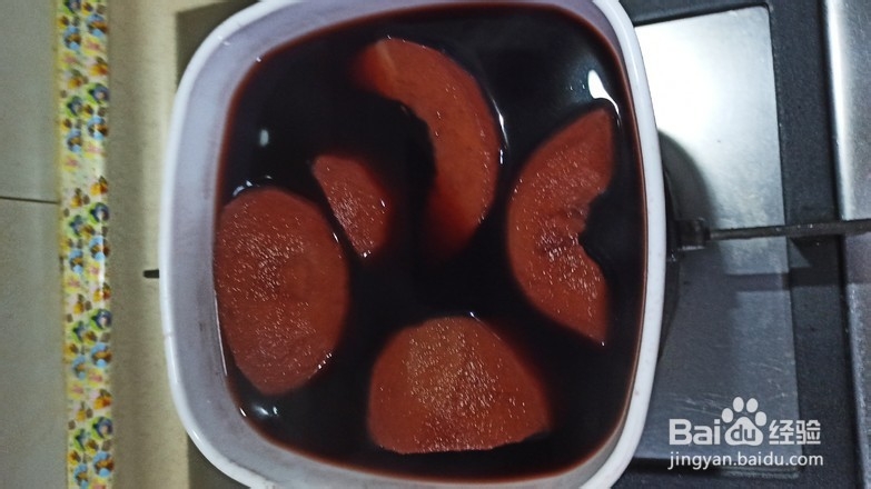 红酒雪梨的做法