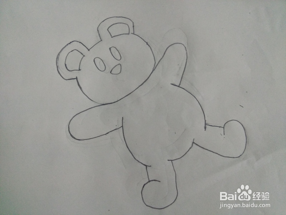 简笔画如何画小熊