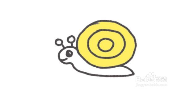 sketchbook怎么画蜗牛
