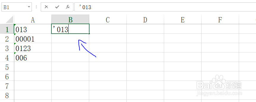 Excel工作表如何输入显示0开头的数字技巧！