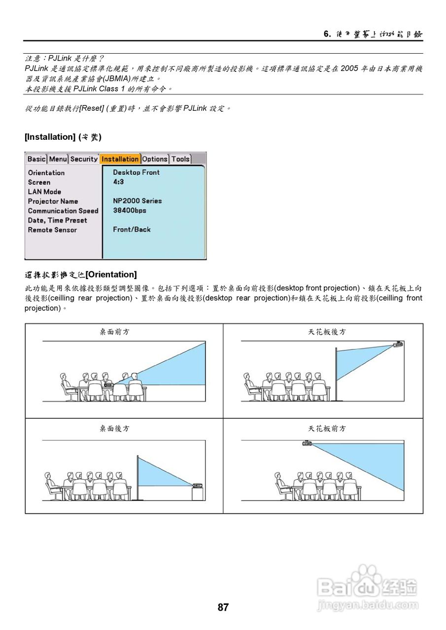 NEC NP2000/NP1000投影机使用手册:[10]