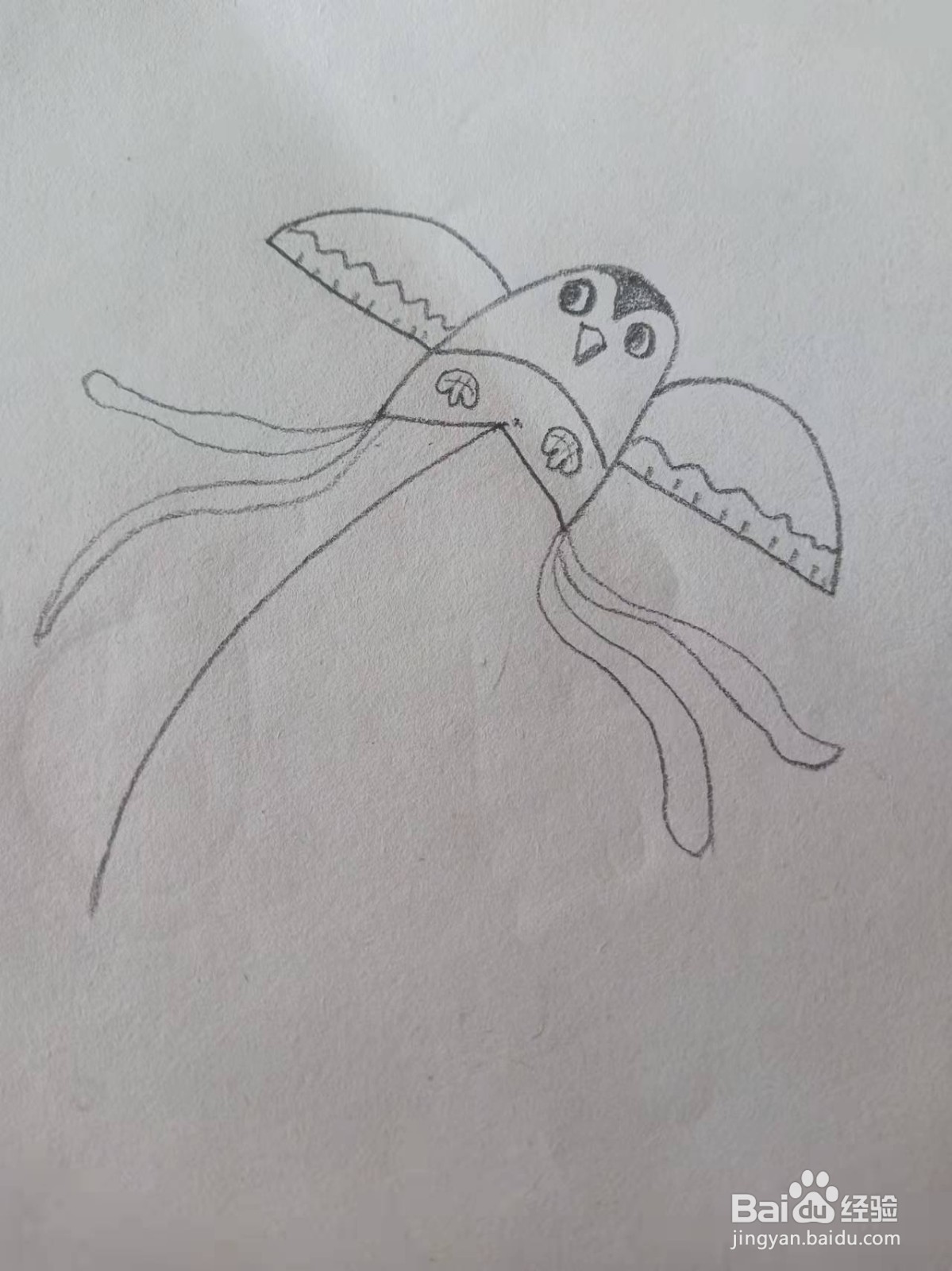 简笔画:风筝简笔画