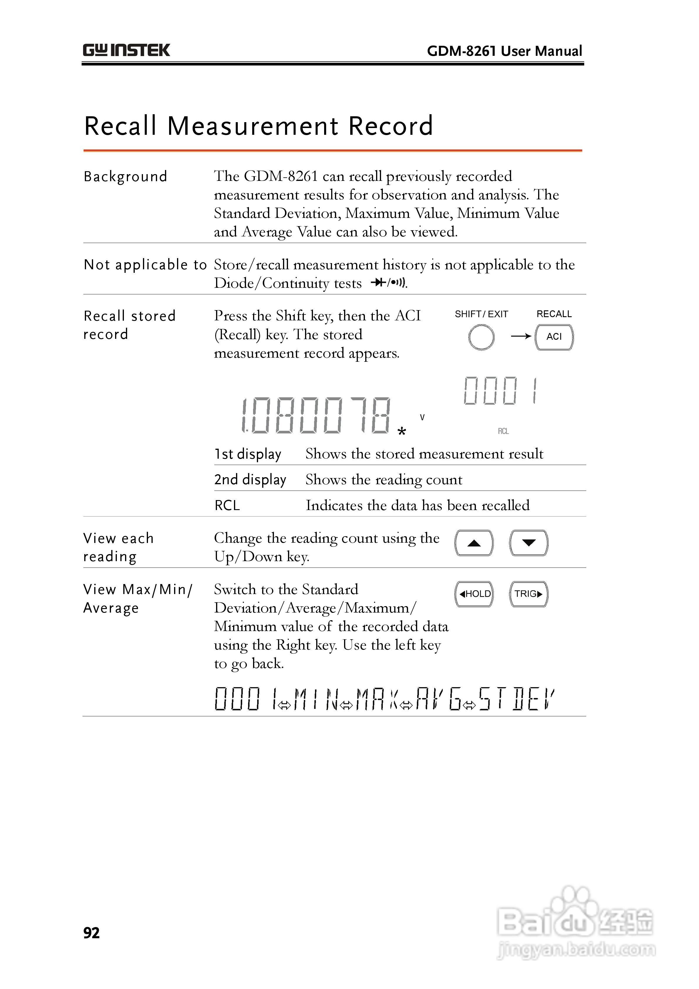 固纬GDM-8261数字万用表使用说明书:[10]