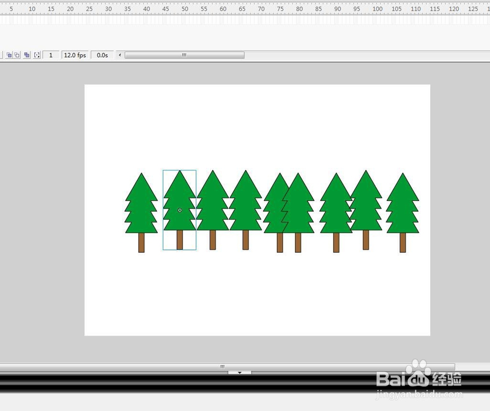 flash如何把一棵树生成一片森林教程