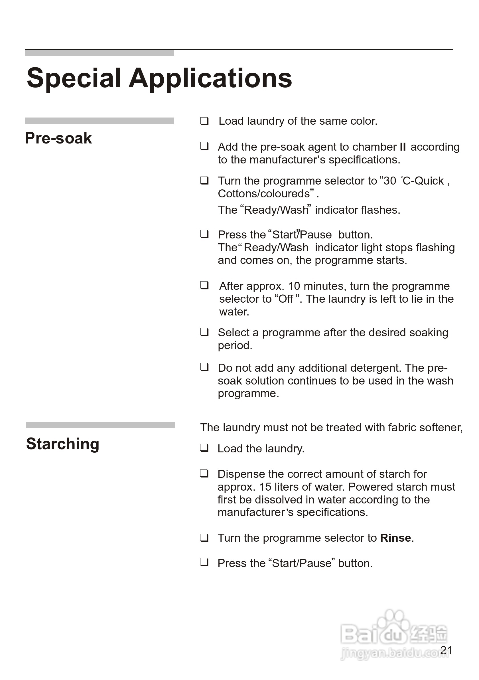 西门子 WM1065 洗衣机说明书:[3]