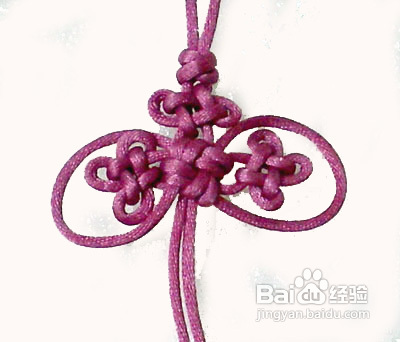 怎样编变化酢浆草结毛衣链