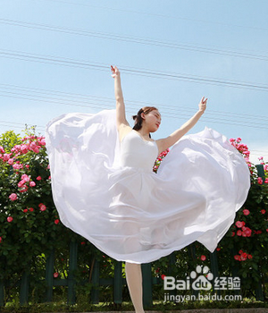 蔷薇花人像的拍摄技巧