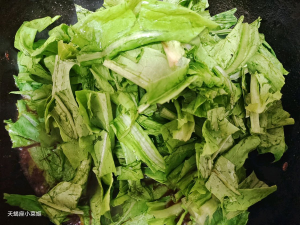 豆豉鲮鱼油麦菜