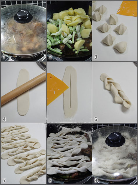 怎么自制排骨炖菜粘卷子